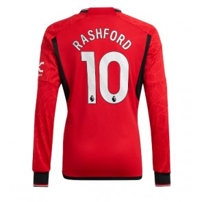 Manchester United Marcus Rashford #10 Domácí Dres 2023-24 Dlouhý Rukáv